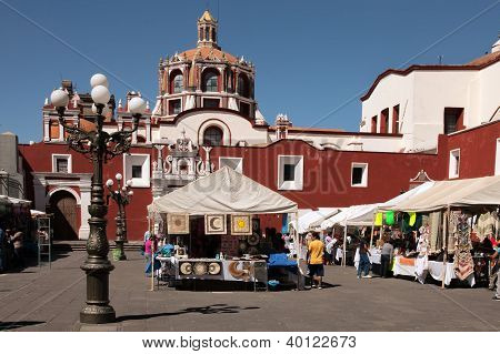 Kostel Santo Domingo v Puebla