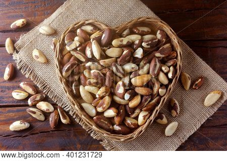 Chestnuts From Para Or Brazil Nuts, In Portuguese: Castanha-do-pará Or Castanha-do-brasil, In The Ba