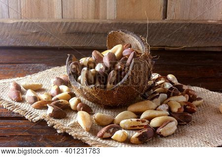 Chestnuts From Para Or Brazil Nuts, In Portuguese: Castanha-do-pará Or Castanha-do-brasil, In The Bo