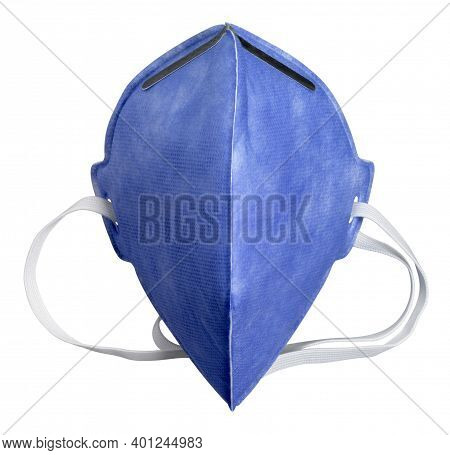 Frontal Shot Of A Ffp Mask Isolated In White Back