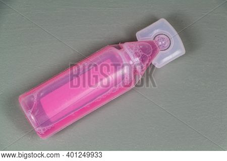 Single Dose Of Antiseptic In Plastic Package