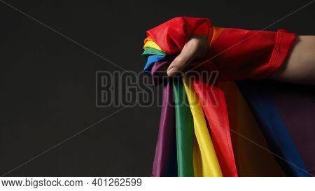 Lgbtq Flag Or Lesbian Gay Bi Sexsual Transgender Queer Or Homosexsual Pride