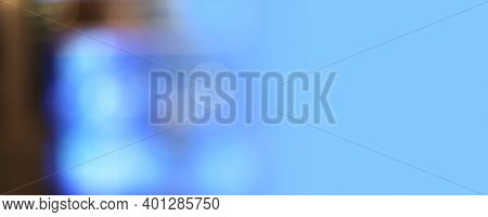 Soft focus brur abstract blinking illumination horizontal long background.
