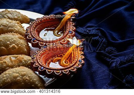 Picture Of Delicious Shankarpali Or Shakkar Para. This Is Homemade Festival Time Sweet Snacks .
