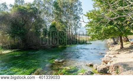 Azmak River In Akyaka Village Of Mugla, Turkey