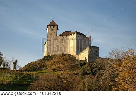 Gutenberg Historic Castle In Balzers In Liechtenstein 17.11.2020