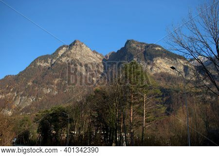 Incredible Autumn Mood Scenery In Balzers In Liechtenstein 17.11.2020