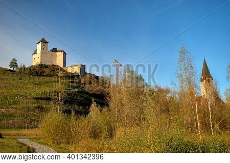 Gutenberg Historic Castle In Balzers In Liechtenstein 17.11.2020