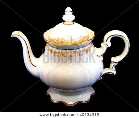 昂贵的瓷器 Teaset-茶壶