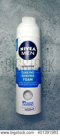 Chennai, India - 30-12-2020 : Potrait Of Nivea Men Product , Cooking Shaving Foam