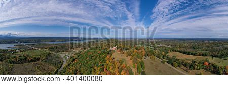 Olana State Historic Site. The Home Of Frederic Edwin Church In Hudson New York, Usa.