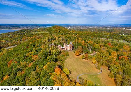 Olana State Historic Site. The Home Of Frederic Edwin Church In Hudson New York, Usa.