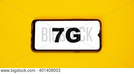7g Communication Concept For Future Electronic Gadgets And Phones.
