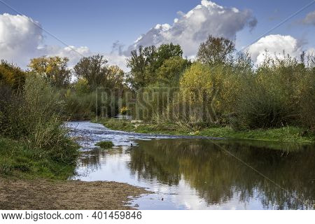 Clean River In The Middle Of The Countryside