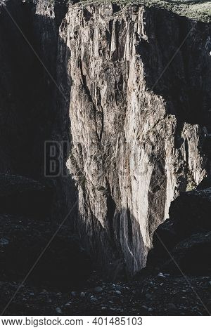 High Contrast View Of Black Canyon Of The Gunnison