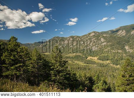 Custer Gallatin National Forest Mountains In Montana