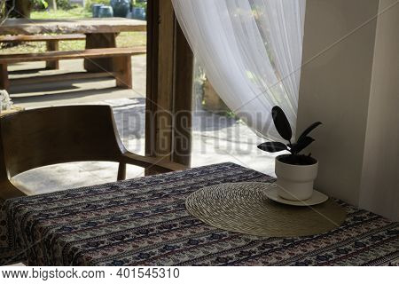 Modern Coffee Shop Cozy Interior, Stock Photo