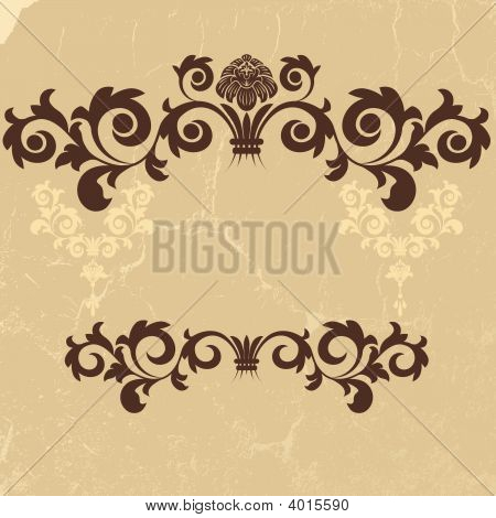 复古 Grunge 米色帧