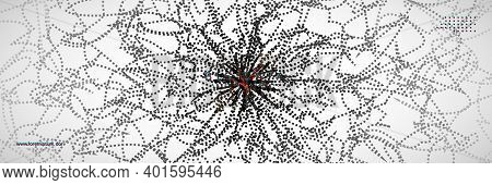 Big Data Concept. Digital Technology Abstract Background. Artificial Intelligence And Deep Learning.
