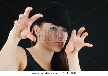 Underfundige pige