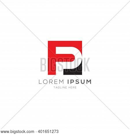 Simple P Latter Logo Design Template Vector