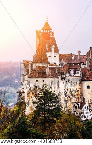 Famous Dracula's Castle in Romania