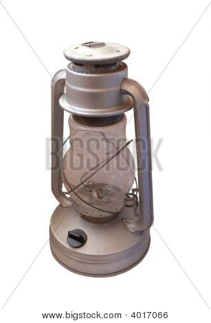 Antigua lámpara de aceite