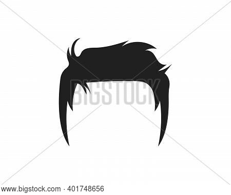 Man Hairstyle Element Icon Vector Illustration