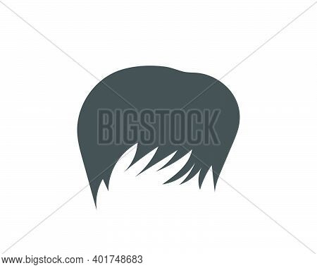 Man Hairstyle Element Icon Vector Illustration
