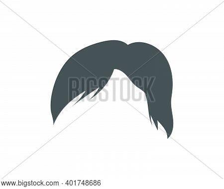 Man Hairstyle Element Icon Vector Illustration