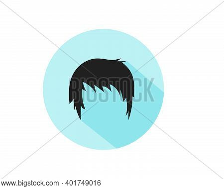 Man Hairstyle Element Icon Vector Illustration