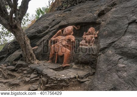 The Nasik Caves Or Pandavleni Caves Known As The Pandu Caves, Also Known As The Buddhist Trirashmi C