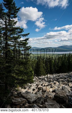 Kurums In The Mountains Of The Urals, Stone River