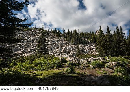 Kurums In The Mountains Of The Urals, Stone River