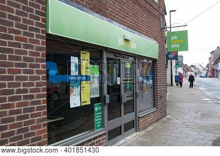 The Job Centre In Blandford Forum, Dorset In The Uk, Taken On The 26th October 2020