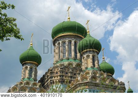Bila Krynytsia Cathedral Domes