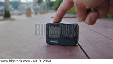 Hong Kong 22 September 2020: Gopro camera