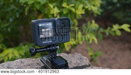 Hong Kong 22 September 2020: Gopro camera