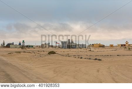 View Of The Holiday Resort Wlotzkasbaken In The North Of Swakopmund, Namibia