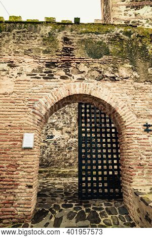 Fuengirola, Malaga, Spain - January 25, 2020: Sohail Castle, Historical Fortification For Coastal De