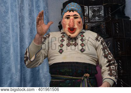 Mummer - Preparation For Malanka Celebration