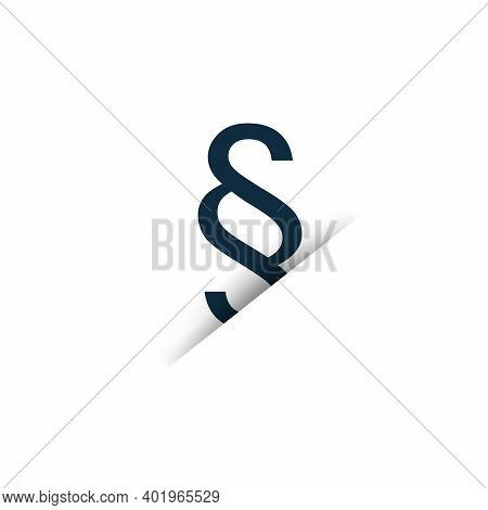 Paragraph Vector Icon, Stock Vector Illustration Isolated On White Background.