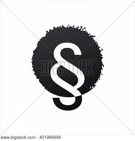 Paragraph Vector Icon, Stock Vector Illustration Isolated On White Background.
