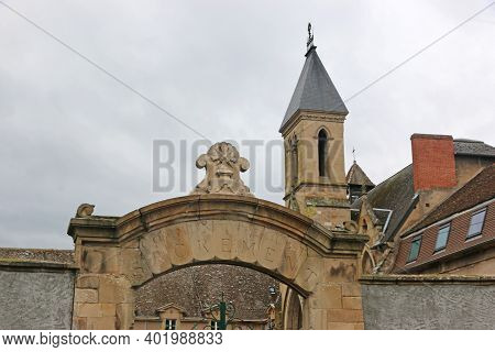 Gateway On A Street In Autun, France