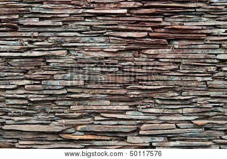 Scantling Pattern Overlap Of Decorative Wall.