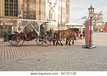 On The Street In Dresden