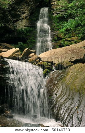 Waterfalls at Catskils mountains upstate NY