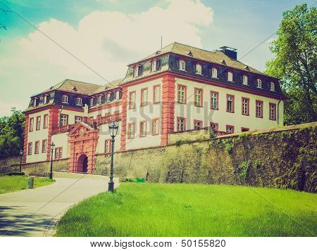 Retro Look Citadel Of Mainz