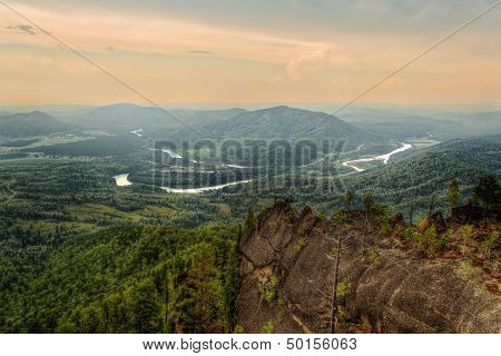 Top Shot Of Lebed River