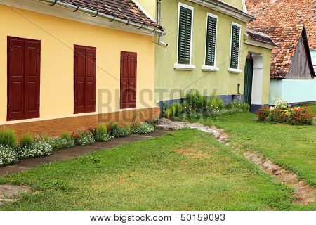รายละเอียดงานสถาปัตยกรรมในยุโรป Sighisoara ทรานซิลเวเนีย โรมาเนีย
